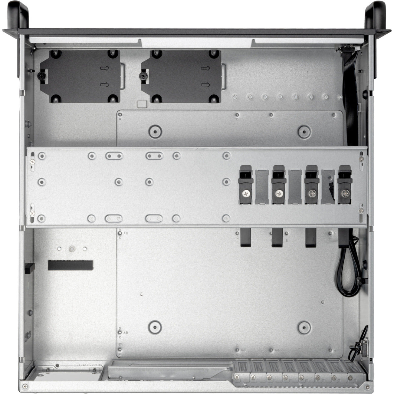 SilverStone rm4a rack behuizing (zwart | 4u | usb-c)
