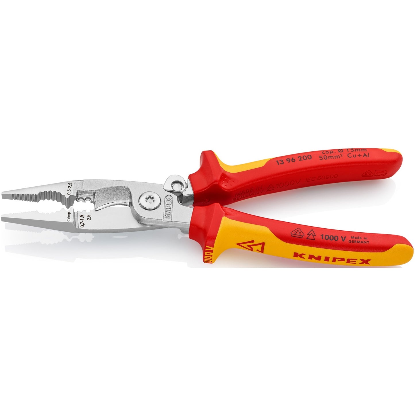 KNIPEX elektro installatietang vde 1396200