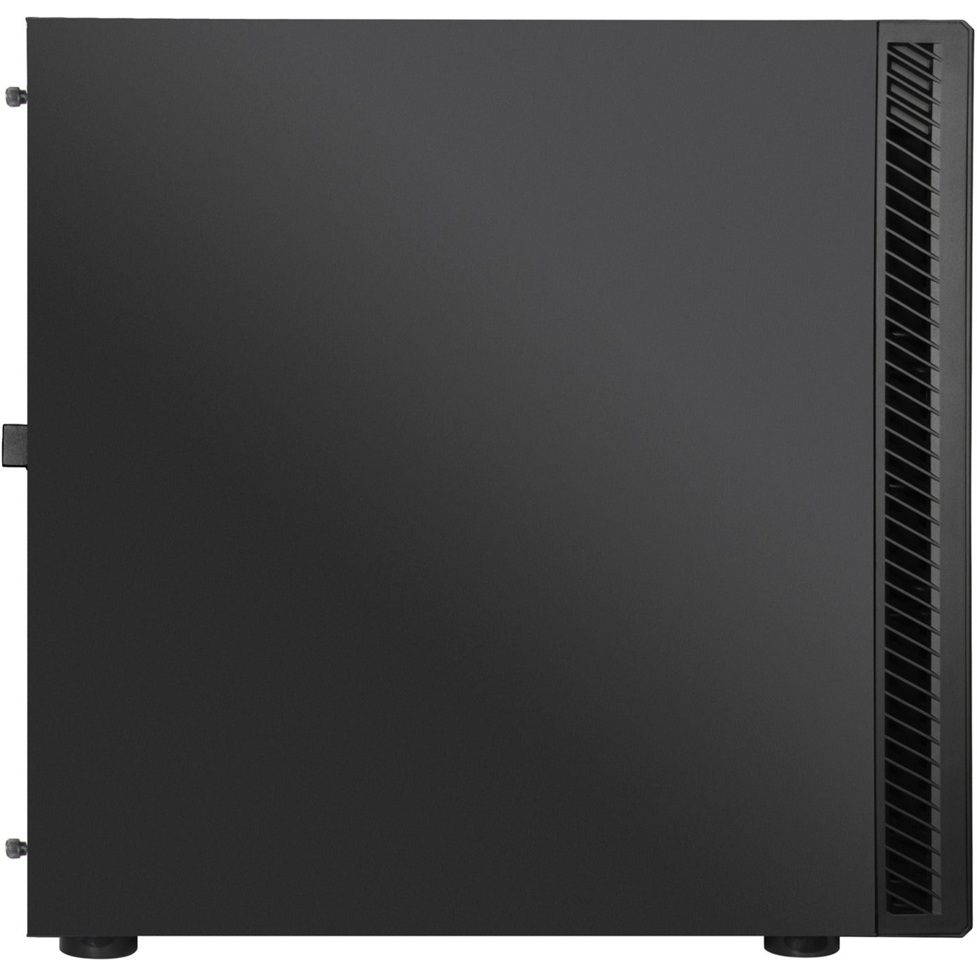 SilverStone seta q1 midi tower behuizing (zwart | 2x usb-a | 1x usb-c)