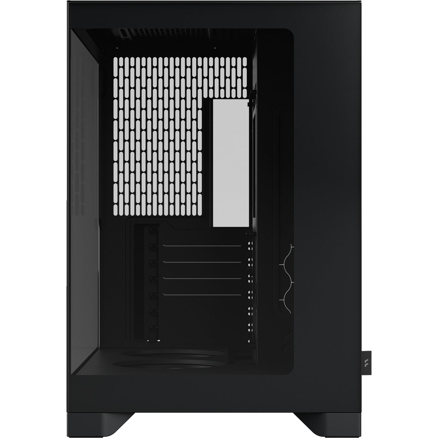 Fractal Design pop 2 vision midi tower behuizing (zwart | 1x usb-a | 1x usb-c | tempered glass)