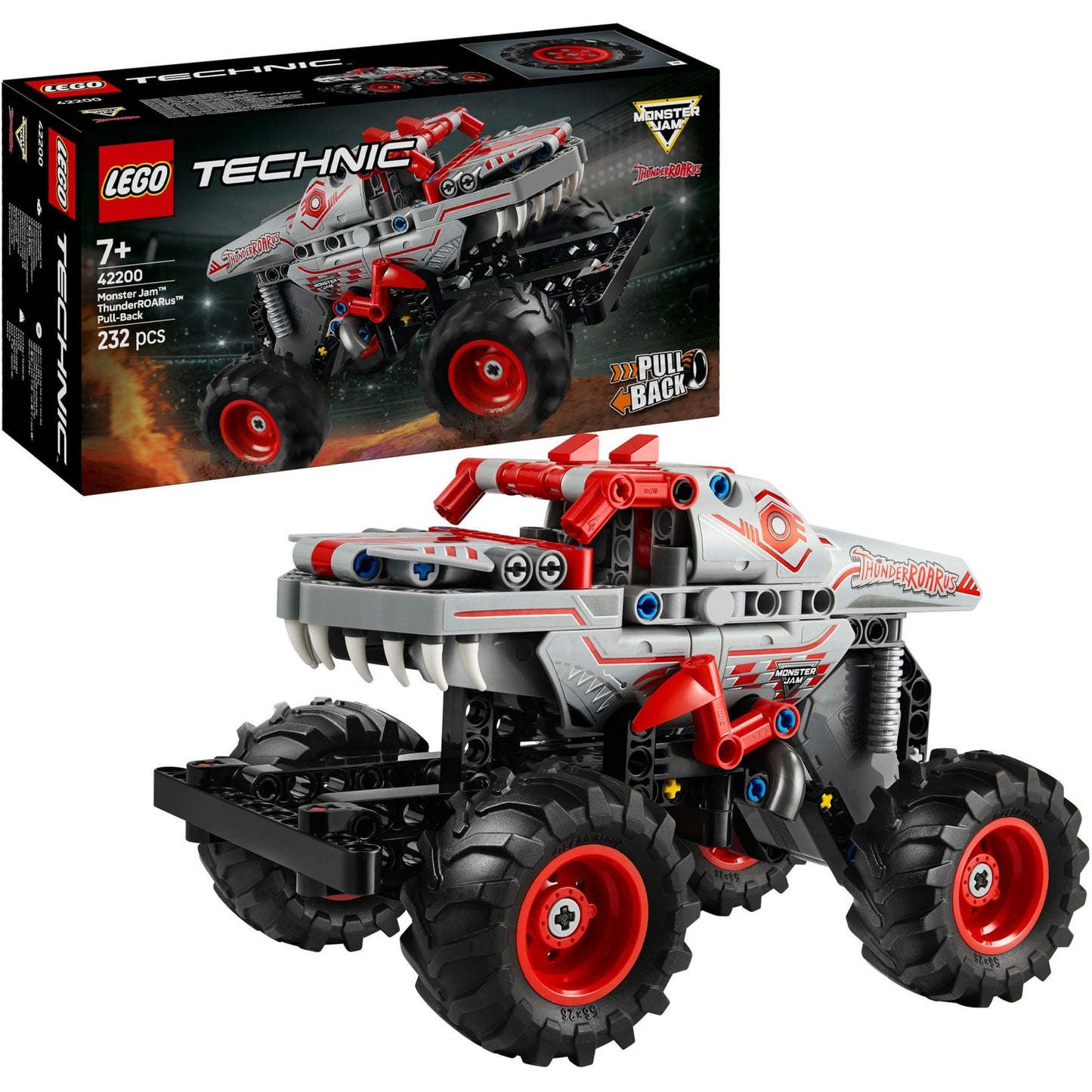 LEGO technic 42200 monster jam thunderroarus pull-back