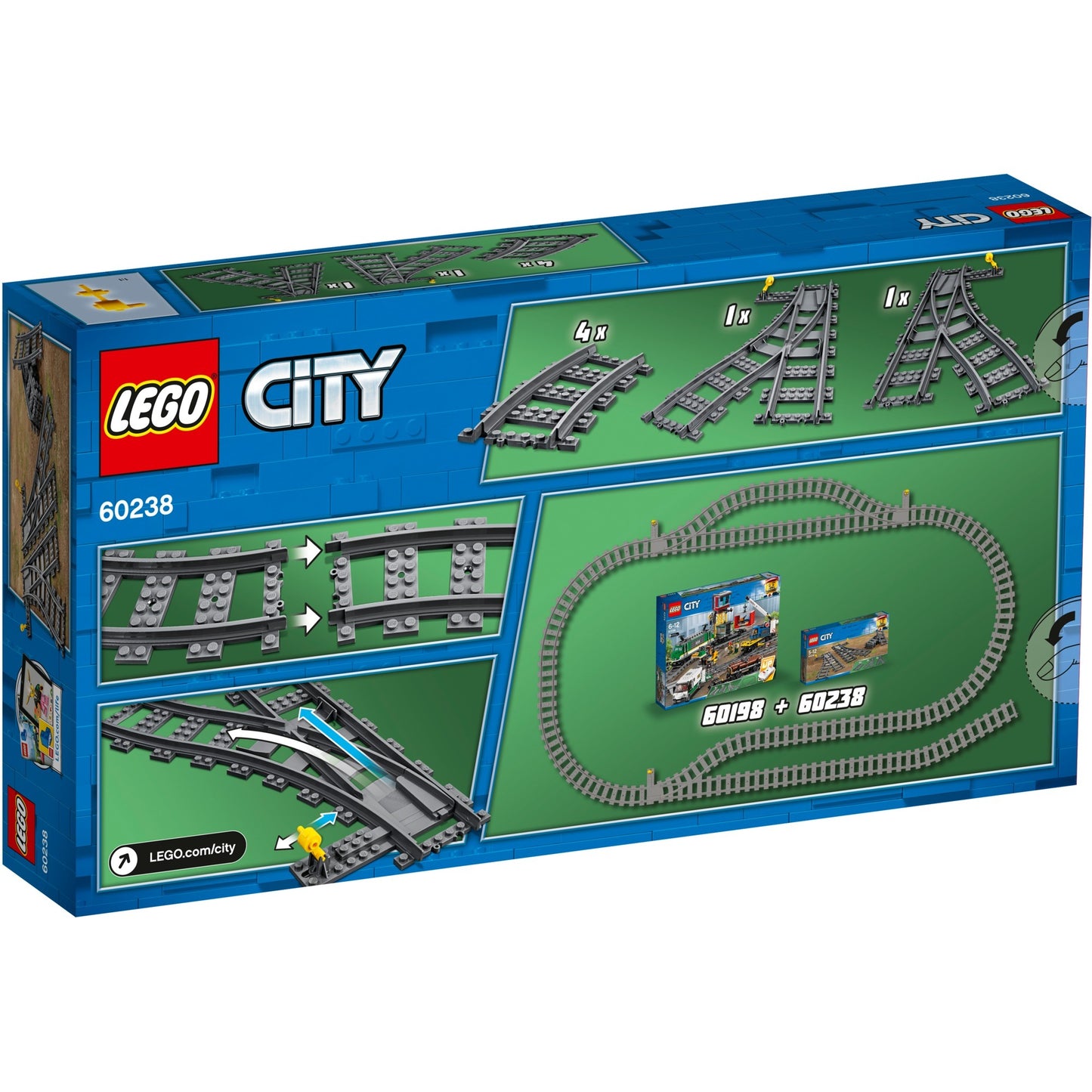 LEGO city trein 60238 wissels