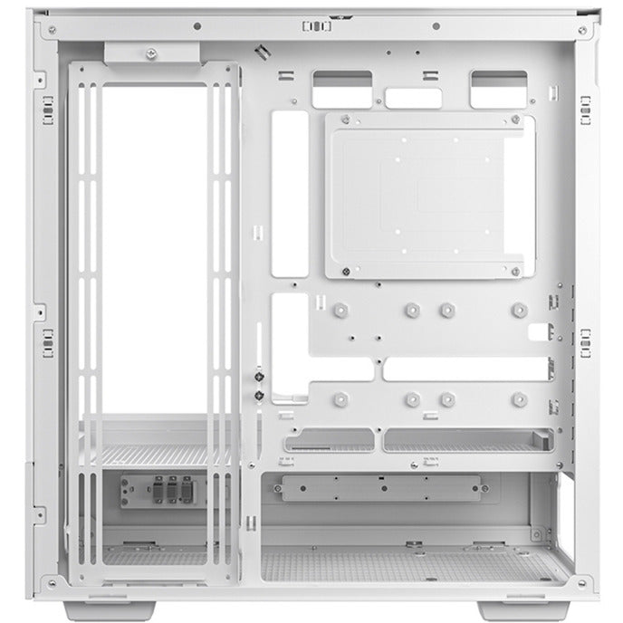 DeepCool ch690 digital midi tower behuizing (wit | 2x usb-a | 1x usb-c | tempered glass)