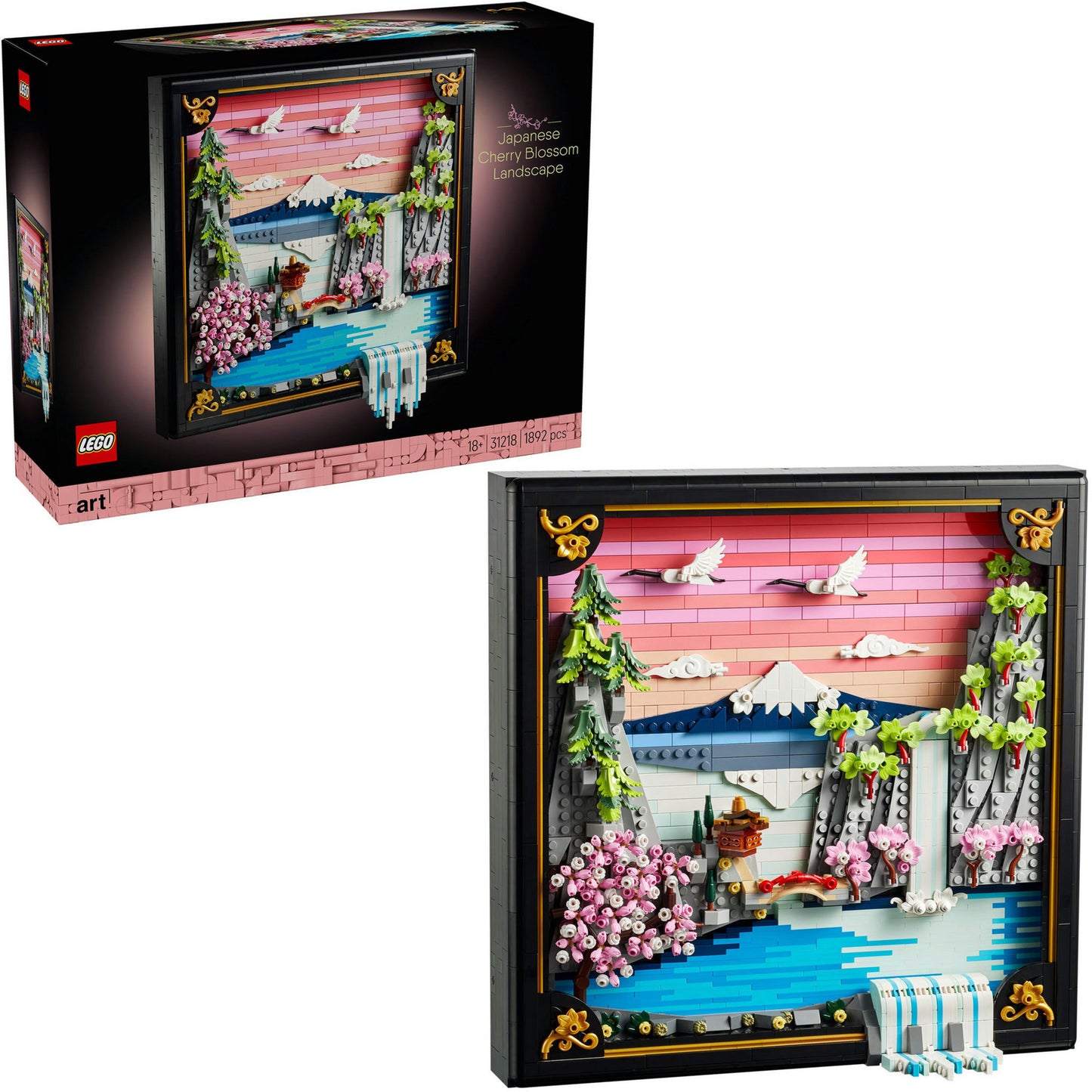 LEGO art - landschap met japanse kersenbloesems constructiespeelgoed (31218)