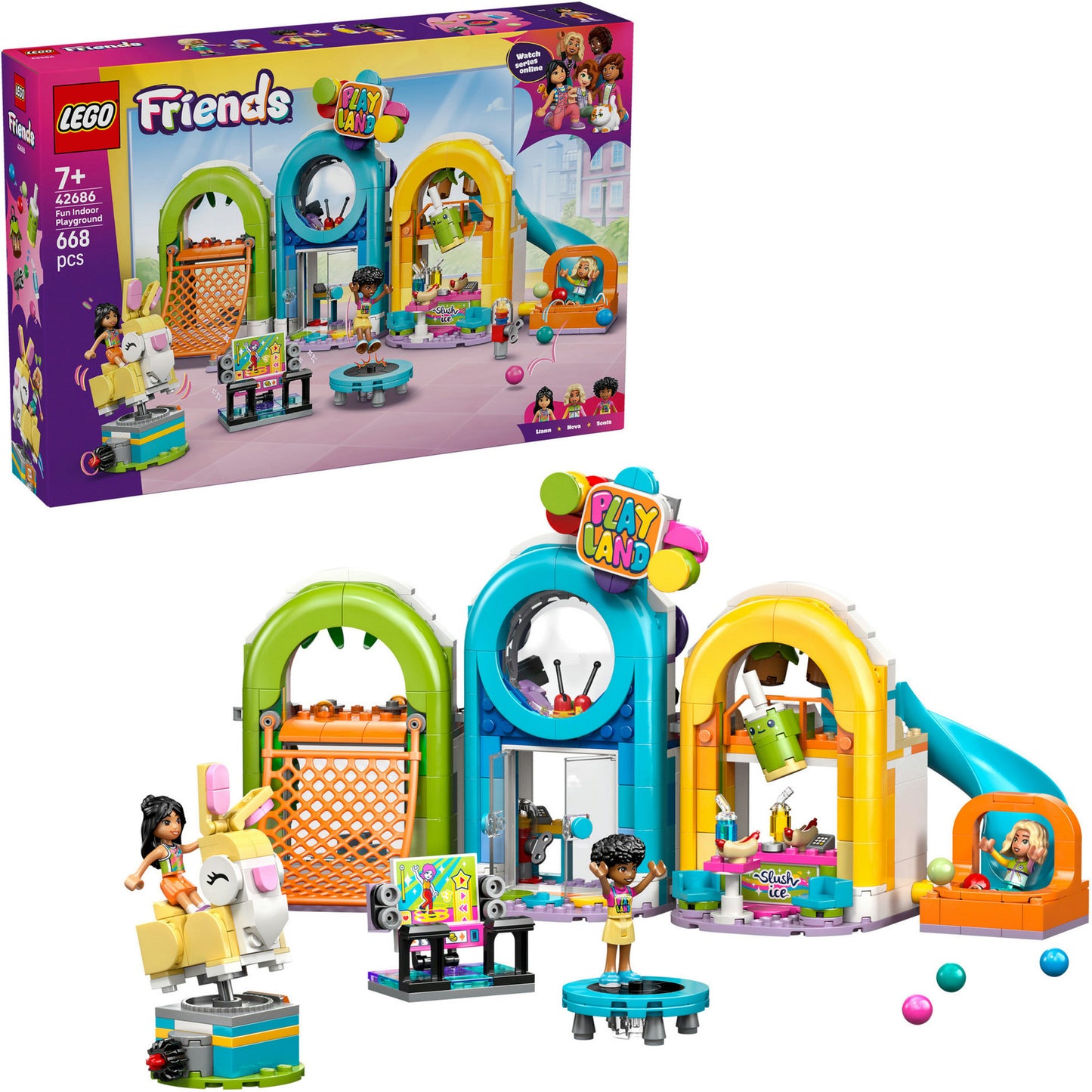 LEGO friends 42686 binnenspeeltuin
