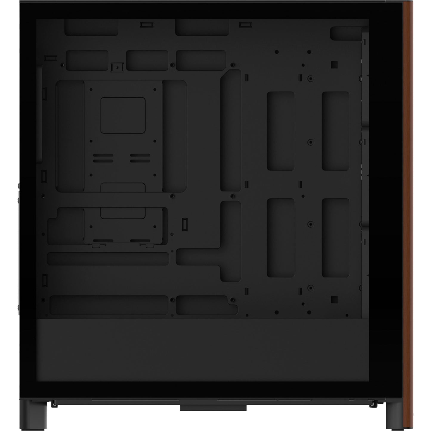 Thermaltake s370 ws midi tower behuizing (zwart | 2x usb-a | 1x usb-c | tempered glass)
