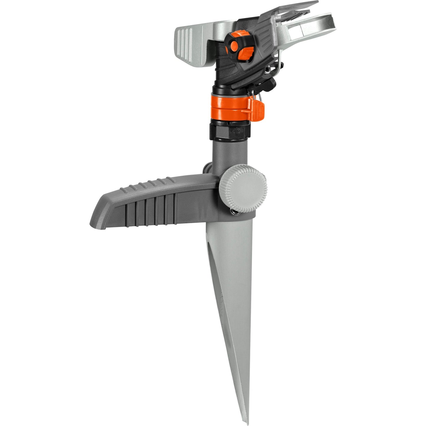 GARDENA premium pulserende sector-en cirkelsproeier (grijs oranje, 8136-20)