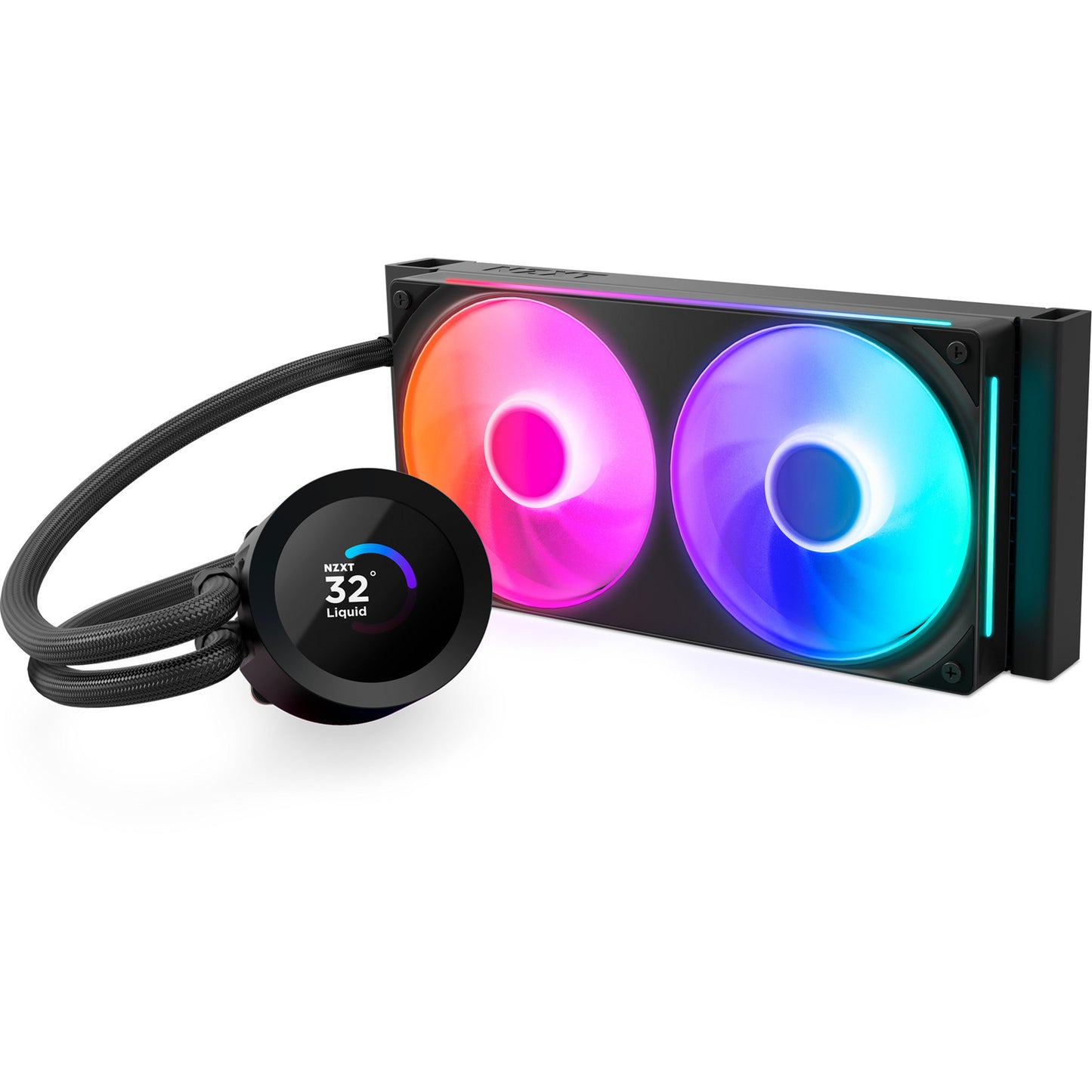 NZXT kraken plus 240 rgb waterkoeling (zwart)