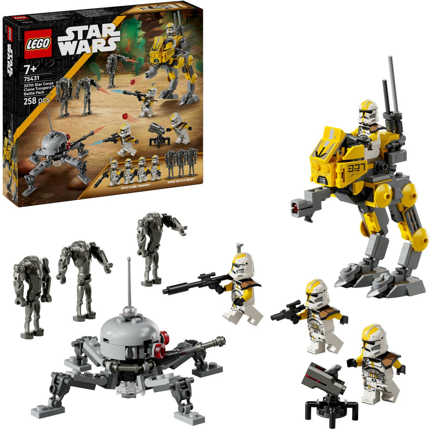 LEGO star wars 75431 327th star corps clone troopers battle pack