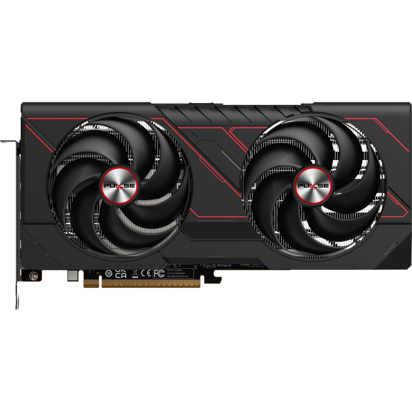 SAPPHIRE radeon rx 9070 pulse grafische kaart (zwart, 2x displayport, 2x hdmi, rdna4)