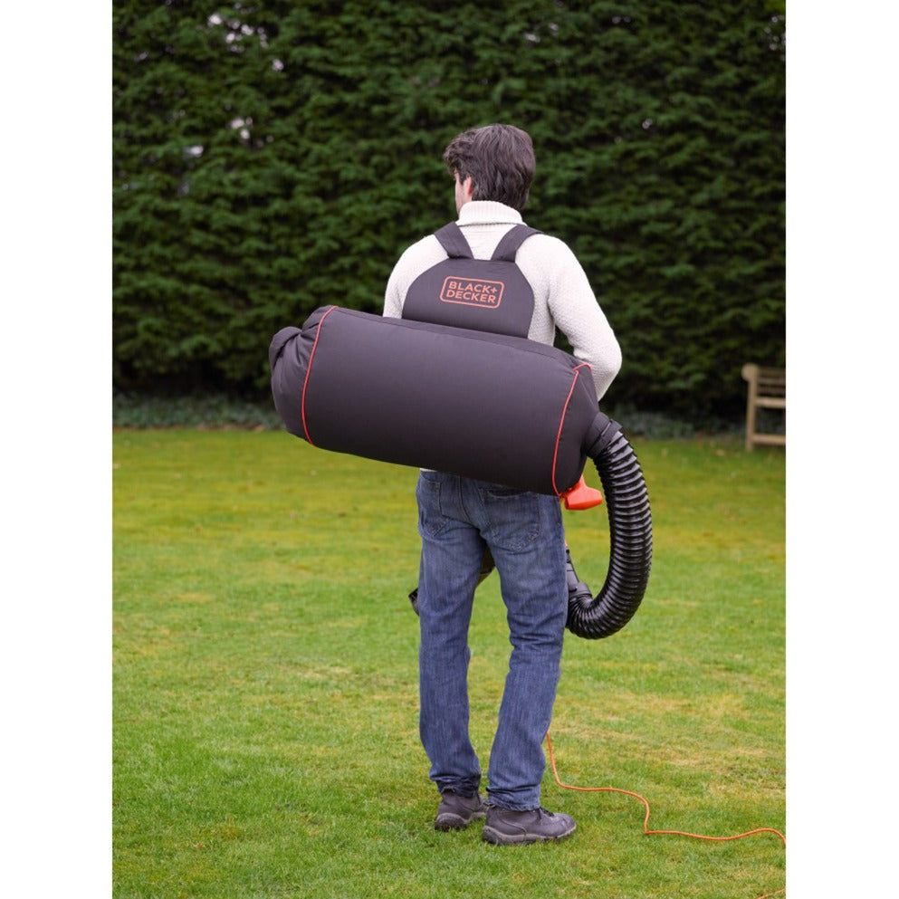 BLACK+DECKER opvangzak voor tuinruimers gwbp1 (zwart oranje)