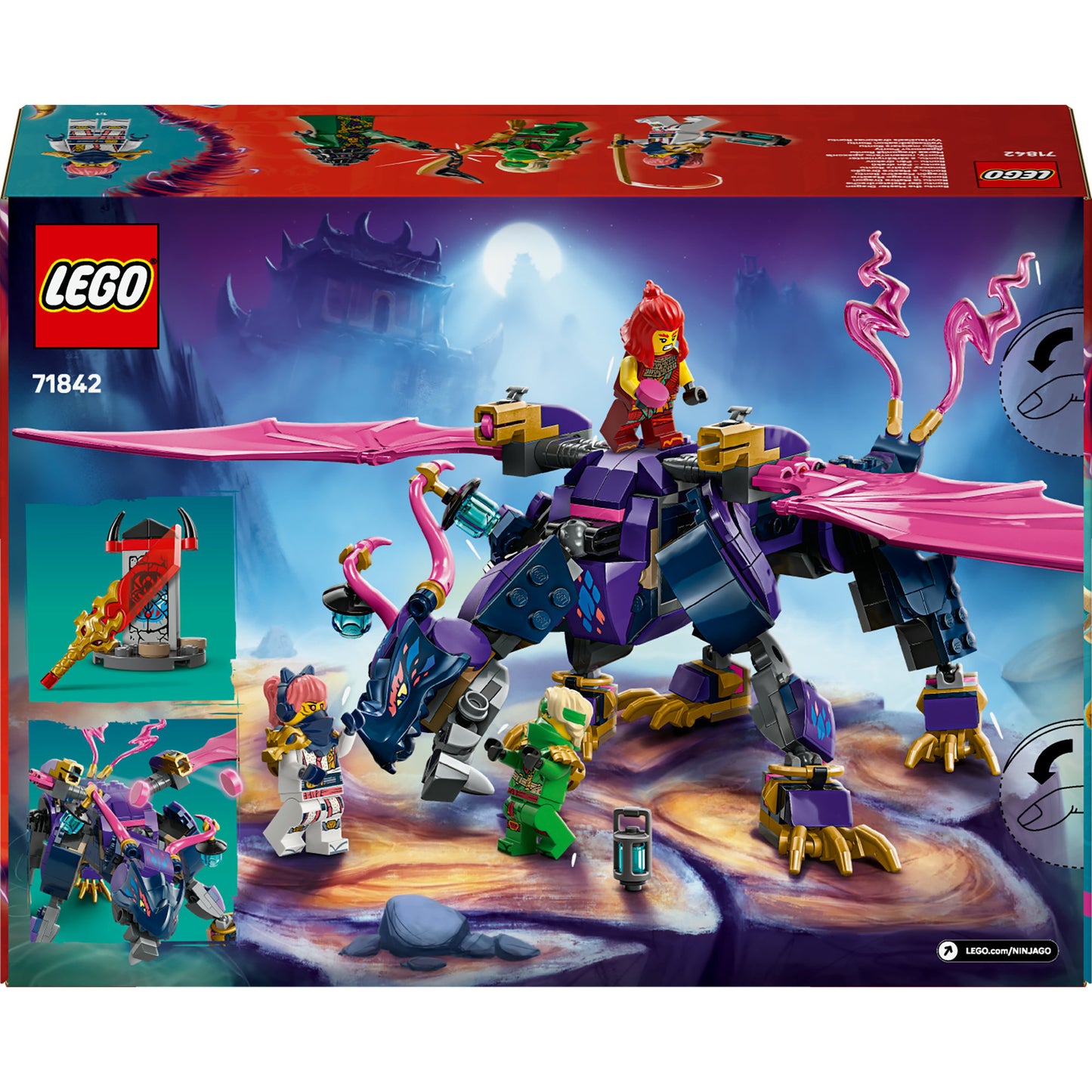 LEGO ninjago 71842 rontu de meesterdraak