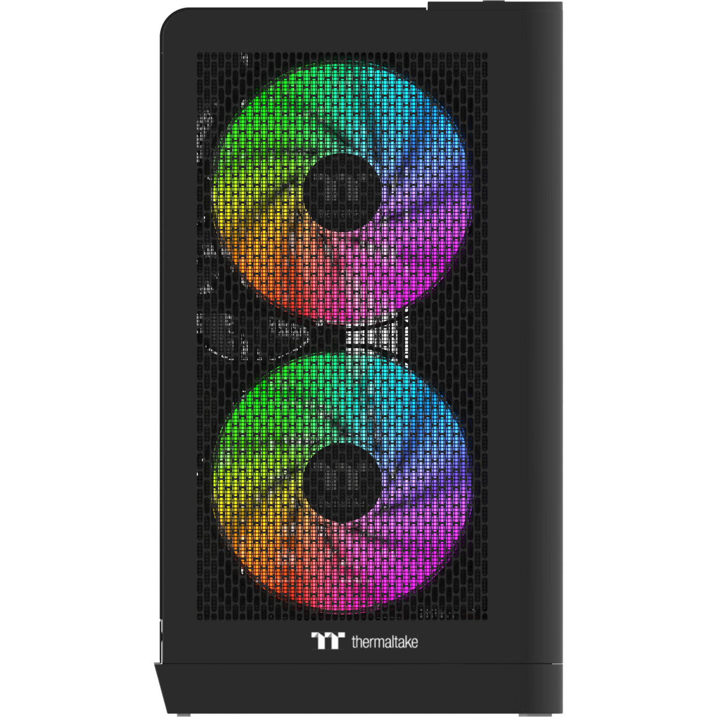 Thermaltake view 390 air midi tower behuizing (zwart | 2x usb-a | 1x usb-c | tempered glass)