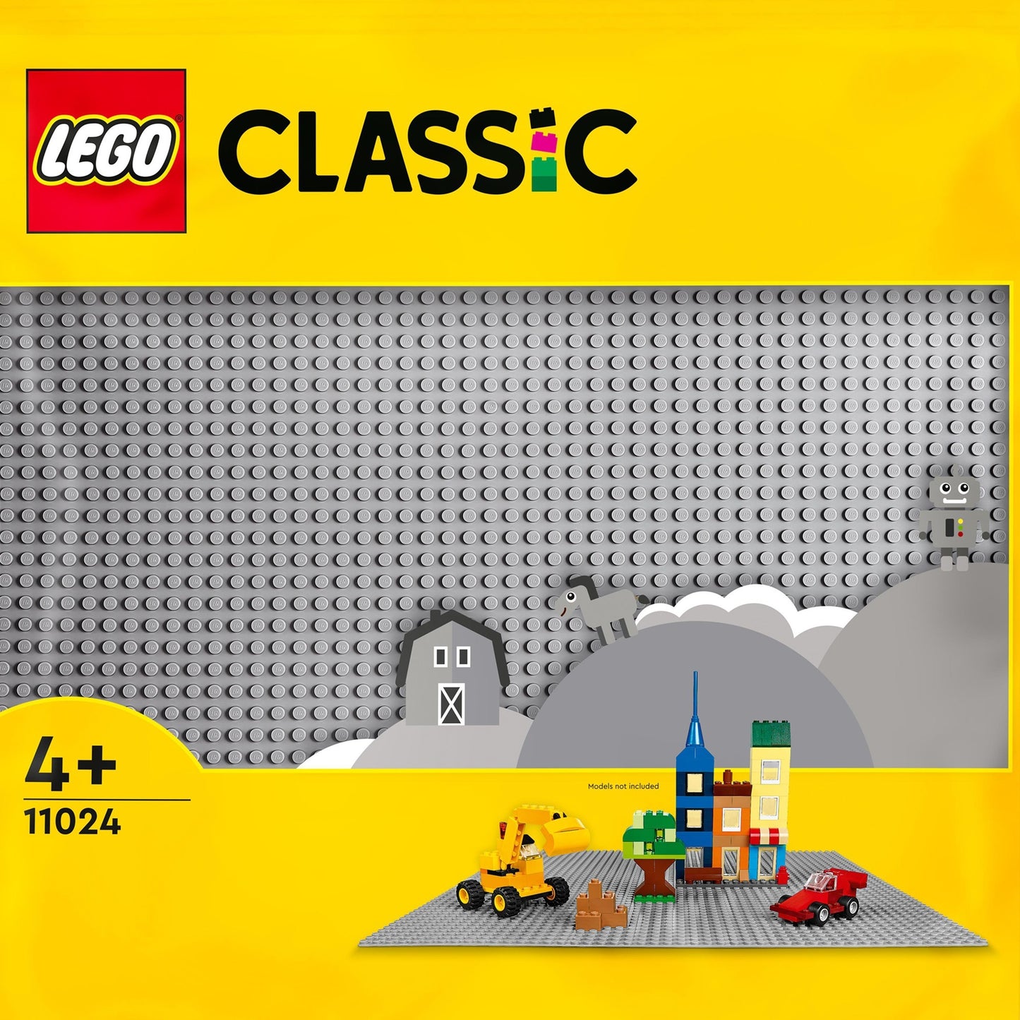 LEGO classic 11024 grijze bouwplaat
