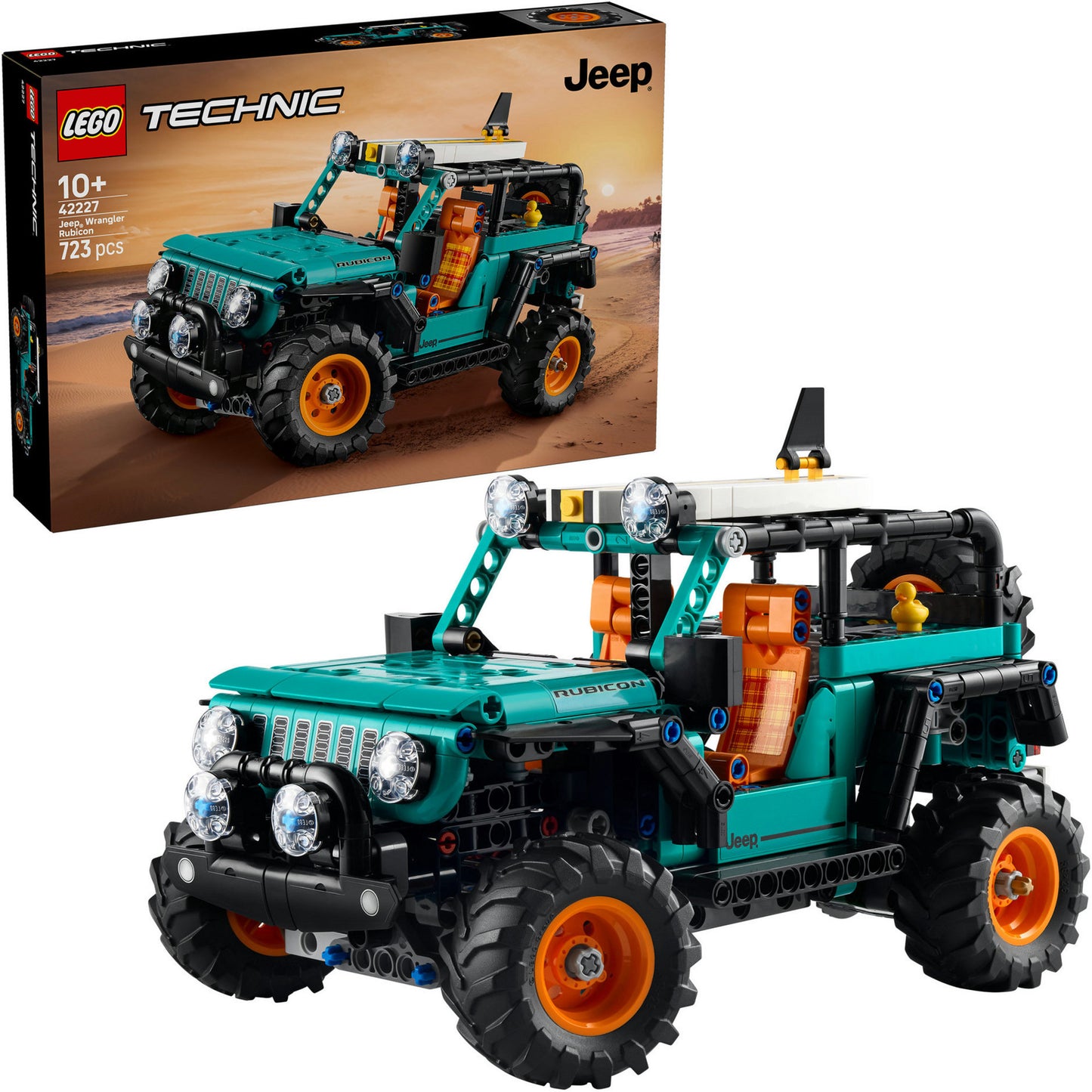 LEGO technic 42227 jeep wrangler rubicon terreinwagen