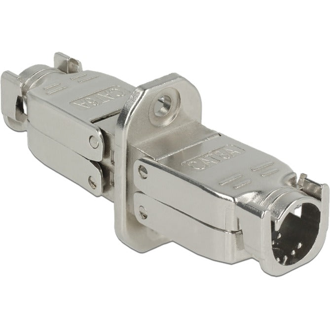 DeLOCK koppeling voor netwerkkabel cat.6a stp (zilver)