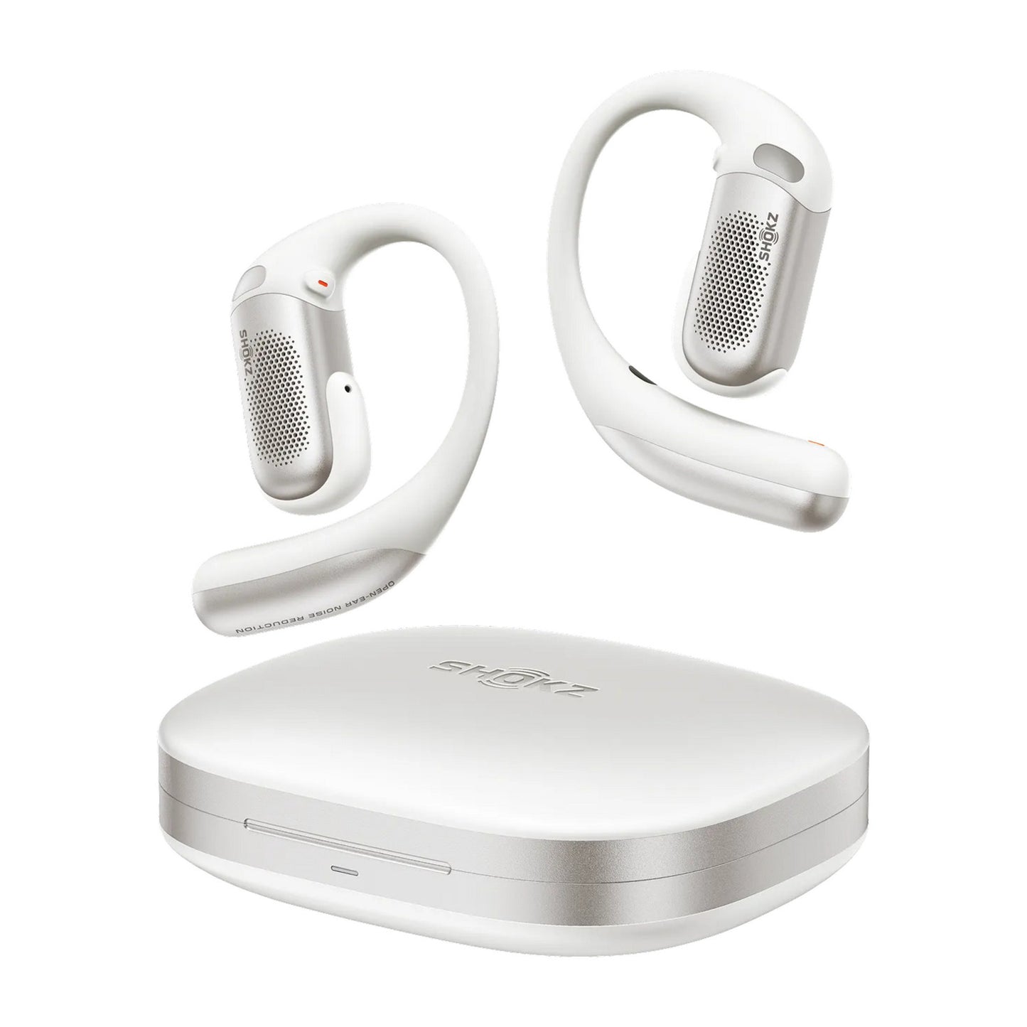 Shokz openfit pro open-ear hoofdtelefoon (wit)