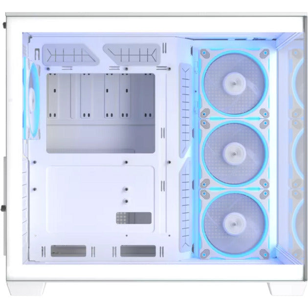 ASUS a32 plus midi tower behuizing (wit | 2x usb-a | 1x usb-c | rgb | tempered glass)