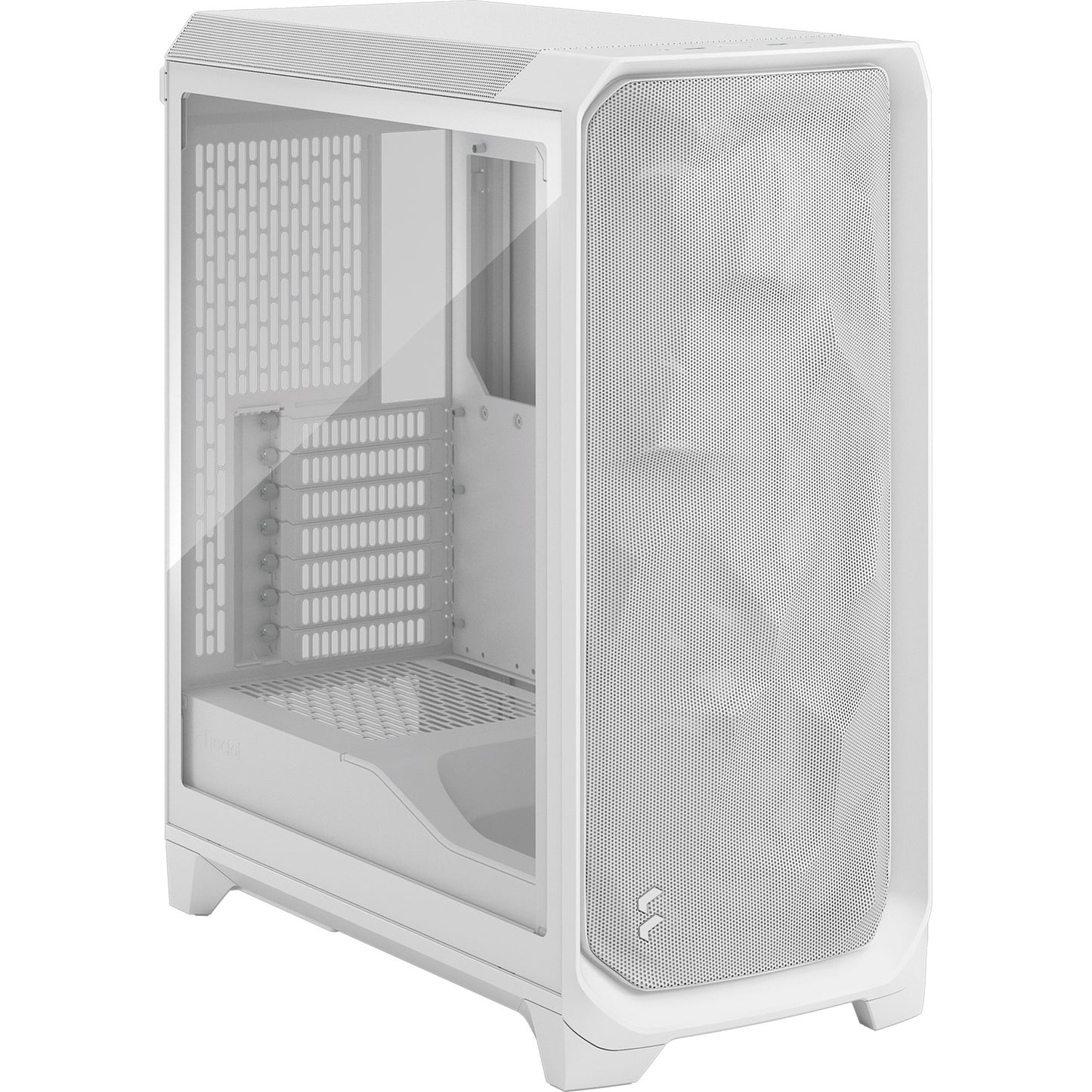 Fractal Design meshify 3 midi tower behuizing (wit | 2x usb-a | 1x usb-c | tempered glass)