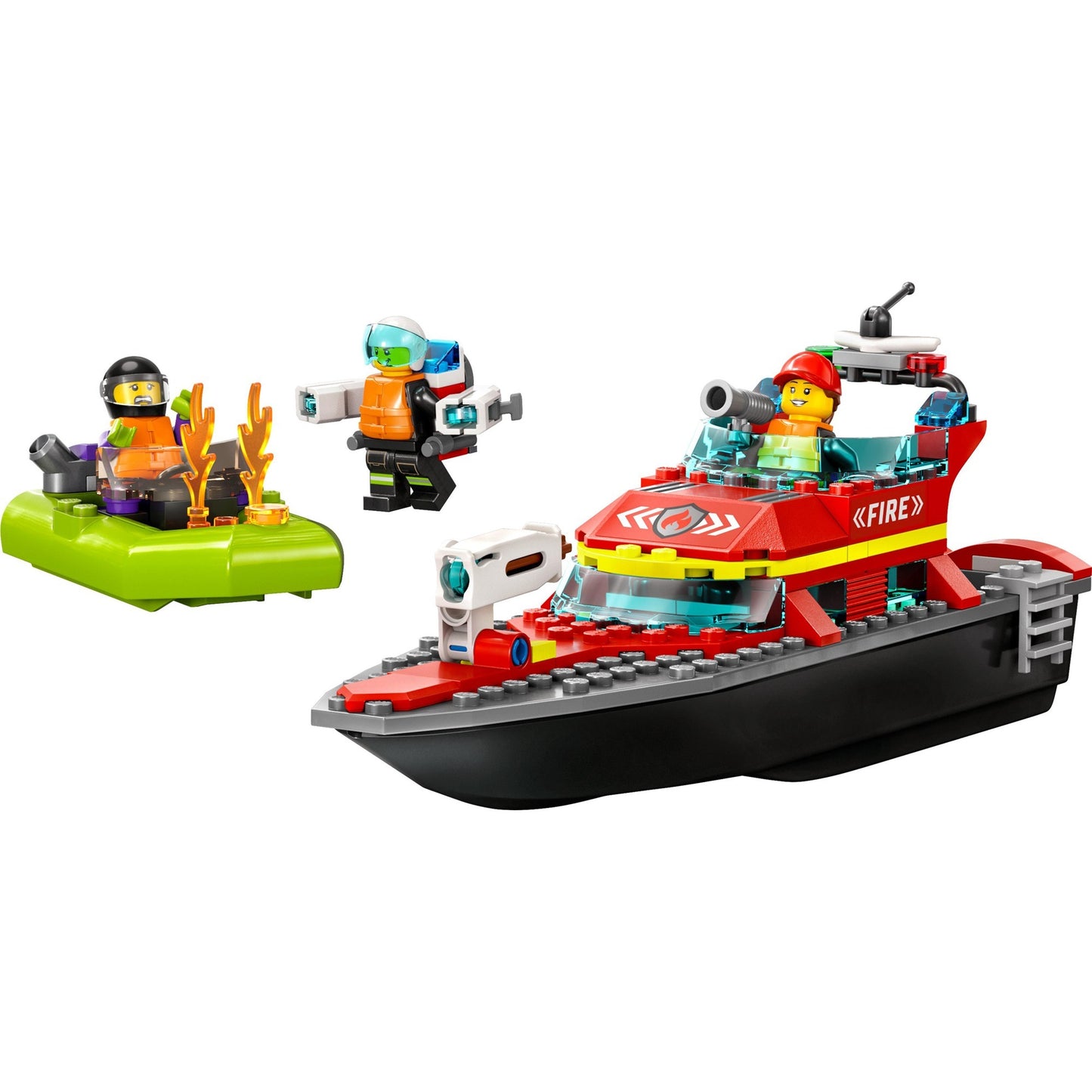 LEGO city reddingsboot brand speelgoed voor kinderen - 60373