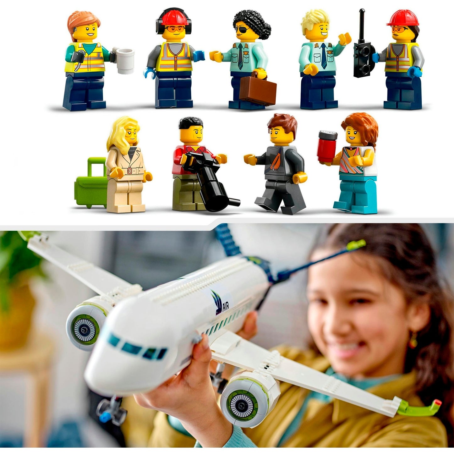 LEGO city 60367 passagiersvliegtuig