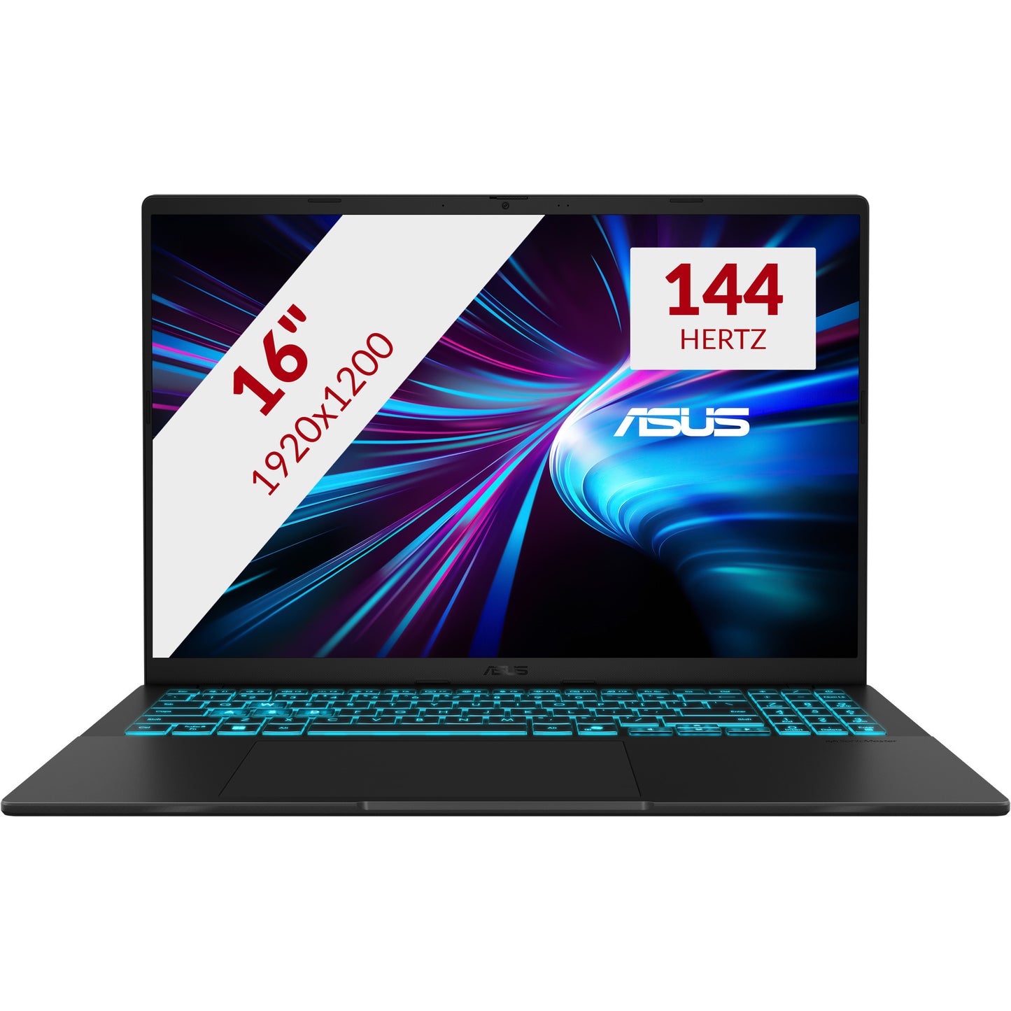 ASUS v16 fx3607vp-rp003ws 16 gaming laptop (zwart | core 7 240h | rtx 5070 | 16 gb | 1 tb ssd)
