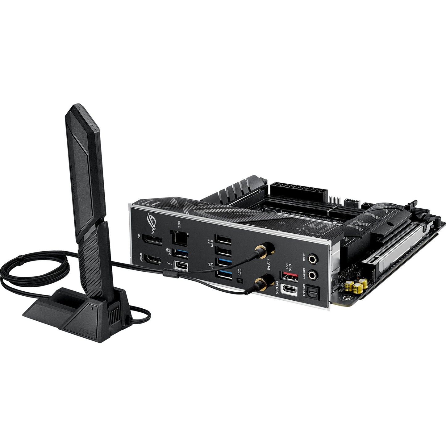 ASUS rog strix b860-i gaming wifi socket 1851 moederbord (raid, 2.5 gb-lan, wi-fi 7, bt, sound, mini-itx)