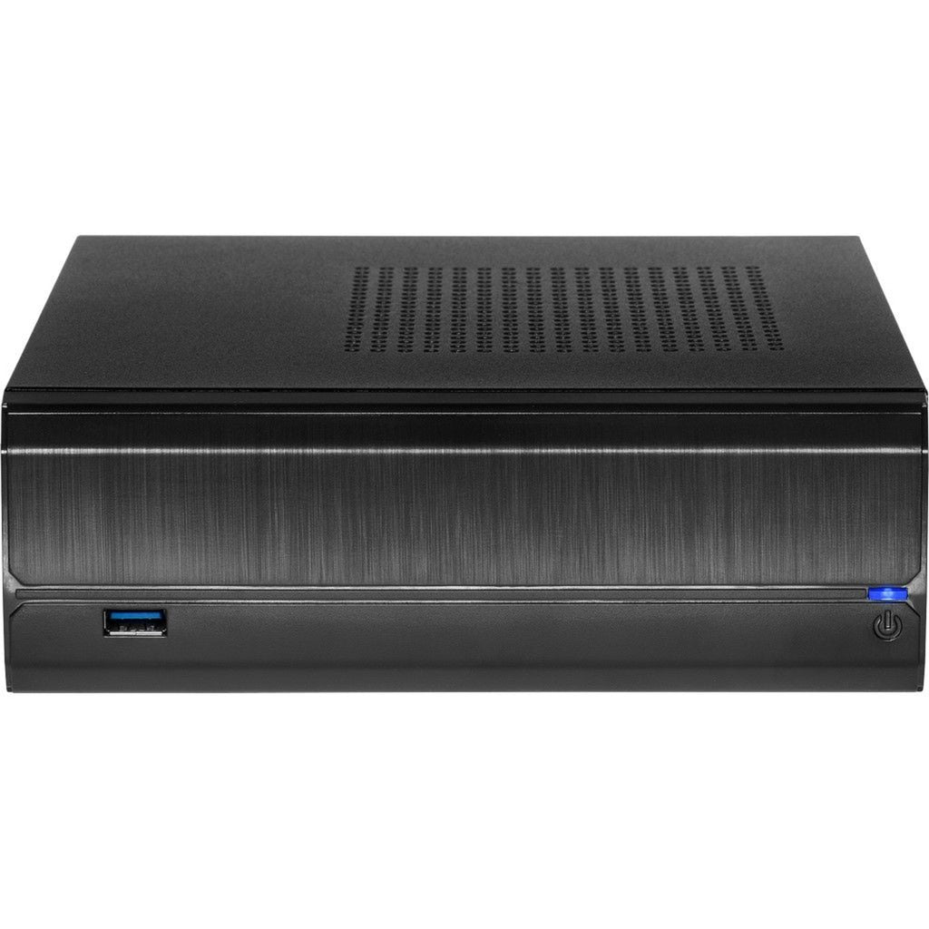 Inter-Tech jx-500 htpc behuizing (zwart | 1x usb-a)