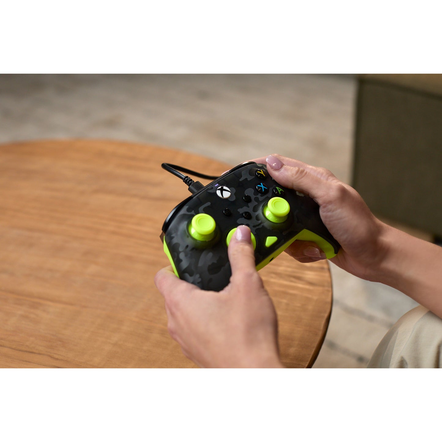 Turtle Beach rematch core bedrade controller (zwart geel, xbox serie x|s, xbox one, pc)