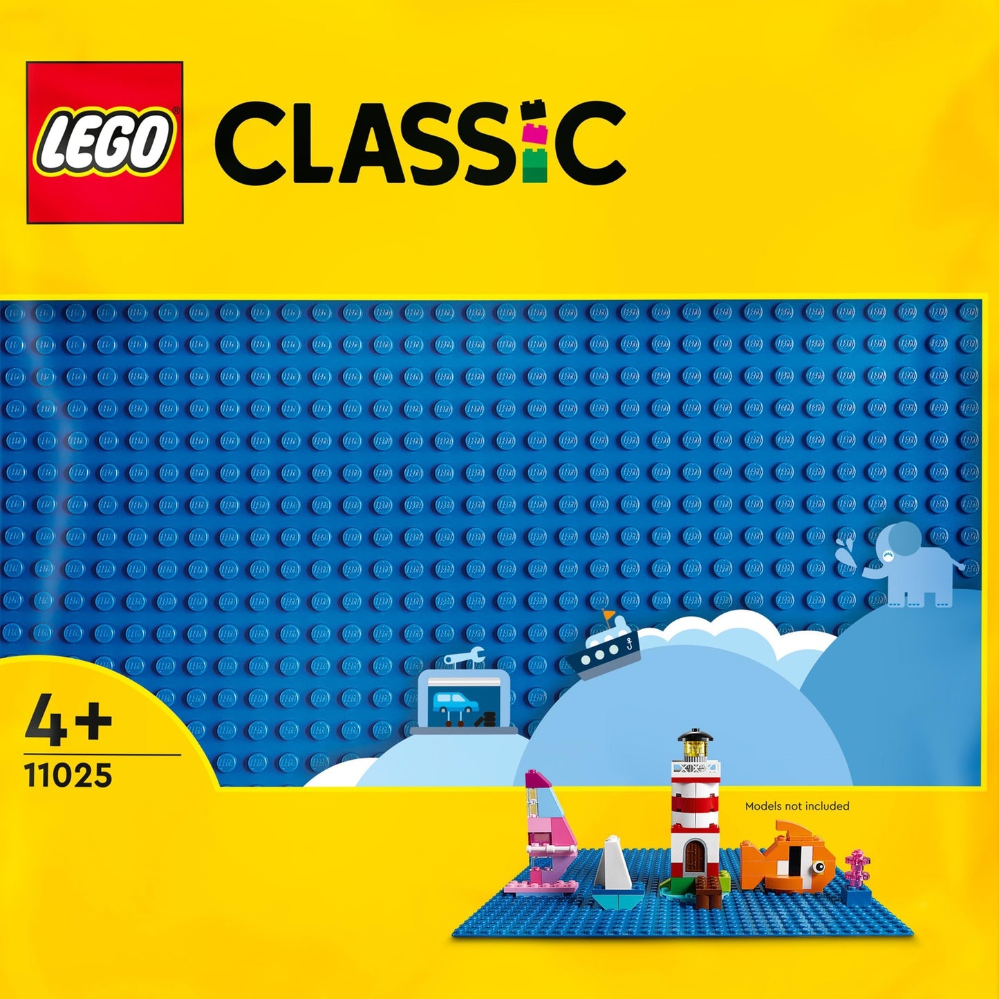LEGO classic - blauwe bouwplaat constructiespeelgoed (11025)