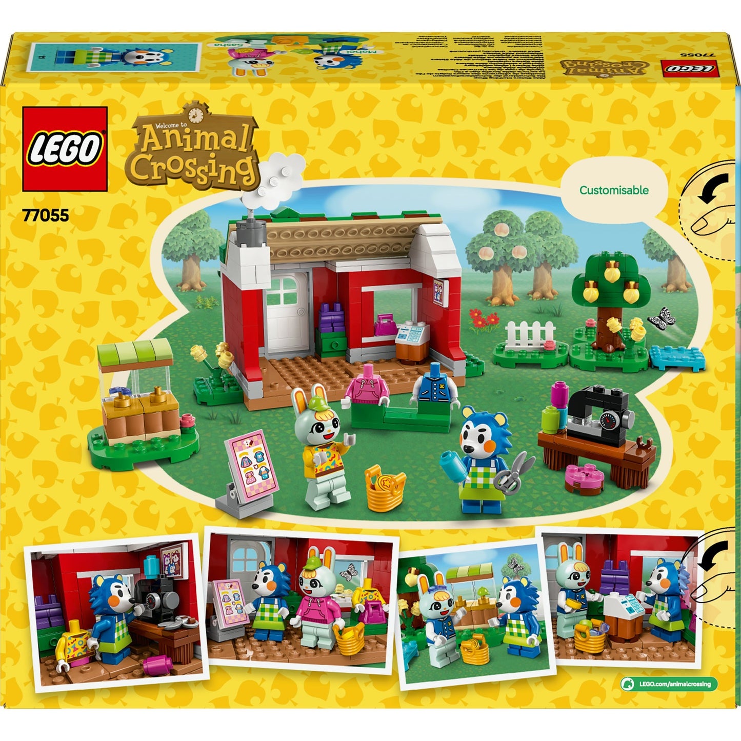 LEGO animal crossing 77055 kleermakerij van de zusjes able