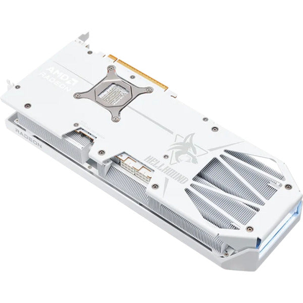 PowerColor radeon rx 9070 xt hellhound spectral white 16gb gddr6 grafische kaart (wit, rdna4, gddr6, 3x displayport, 1x hdmi)