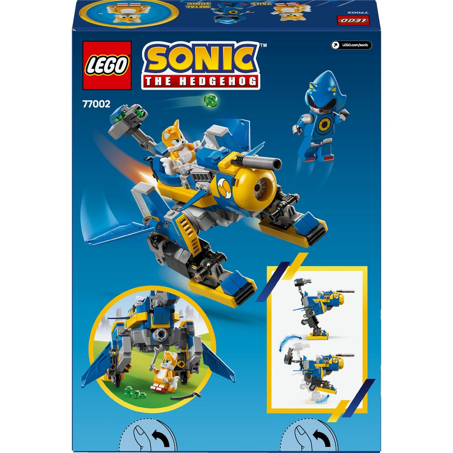 LEGO sonic the hedgehog 77002 cyclone vs. metal sonic