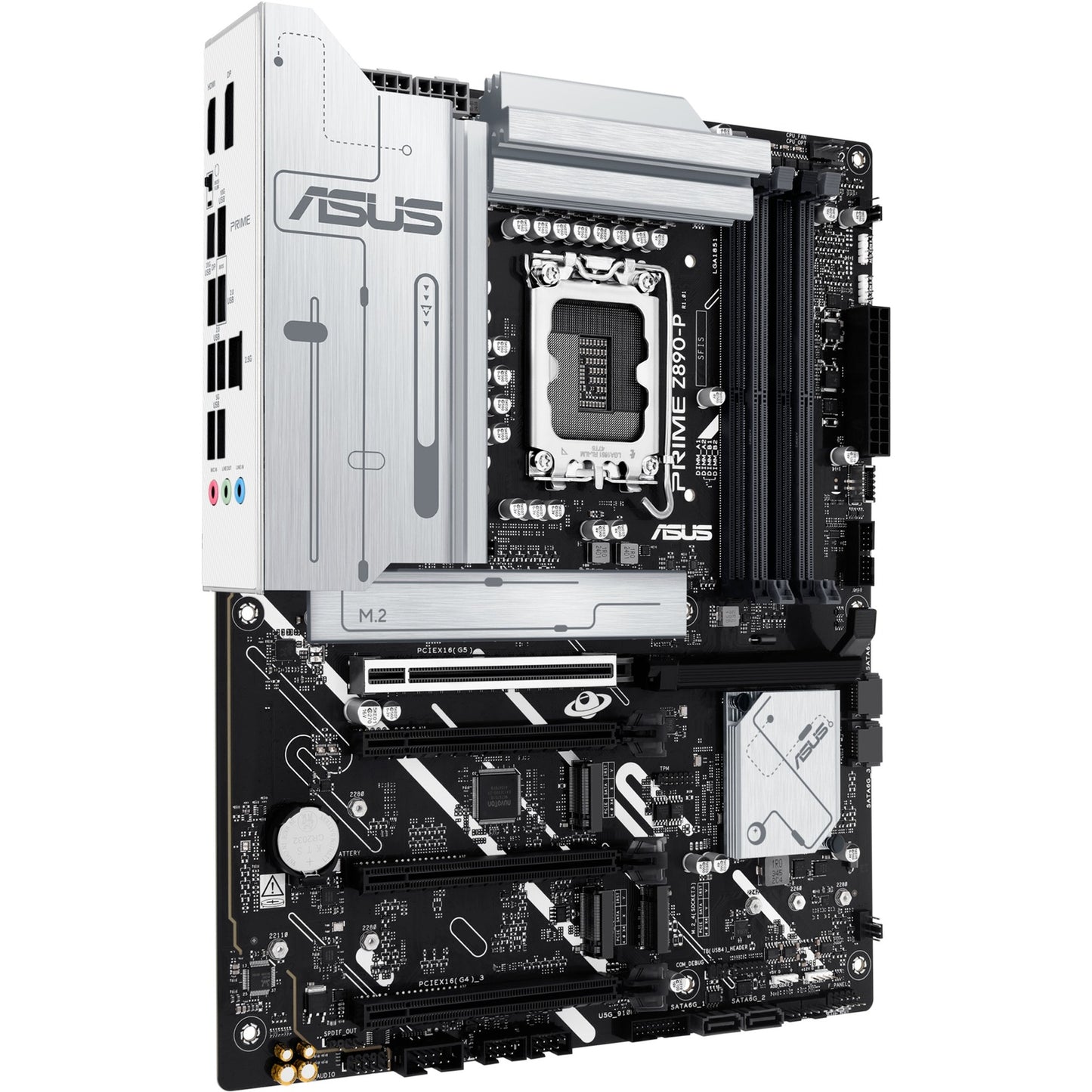 ASUS prime z890-p socket 1851 moederbord (raid, 2.5gb-lan, sound, atx)