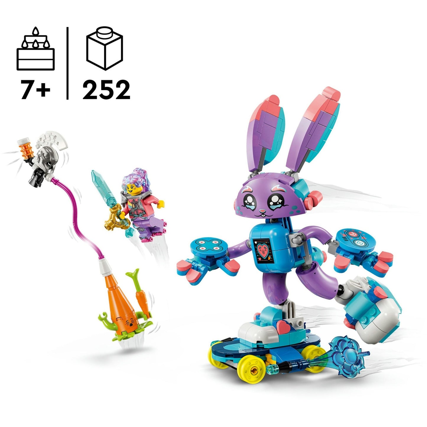 LEGO dreamzzz 71490 izzie en bunchurro het gamende konijn