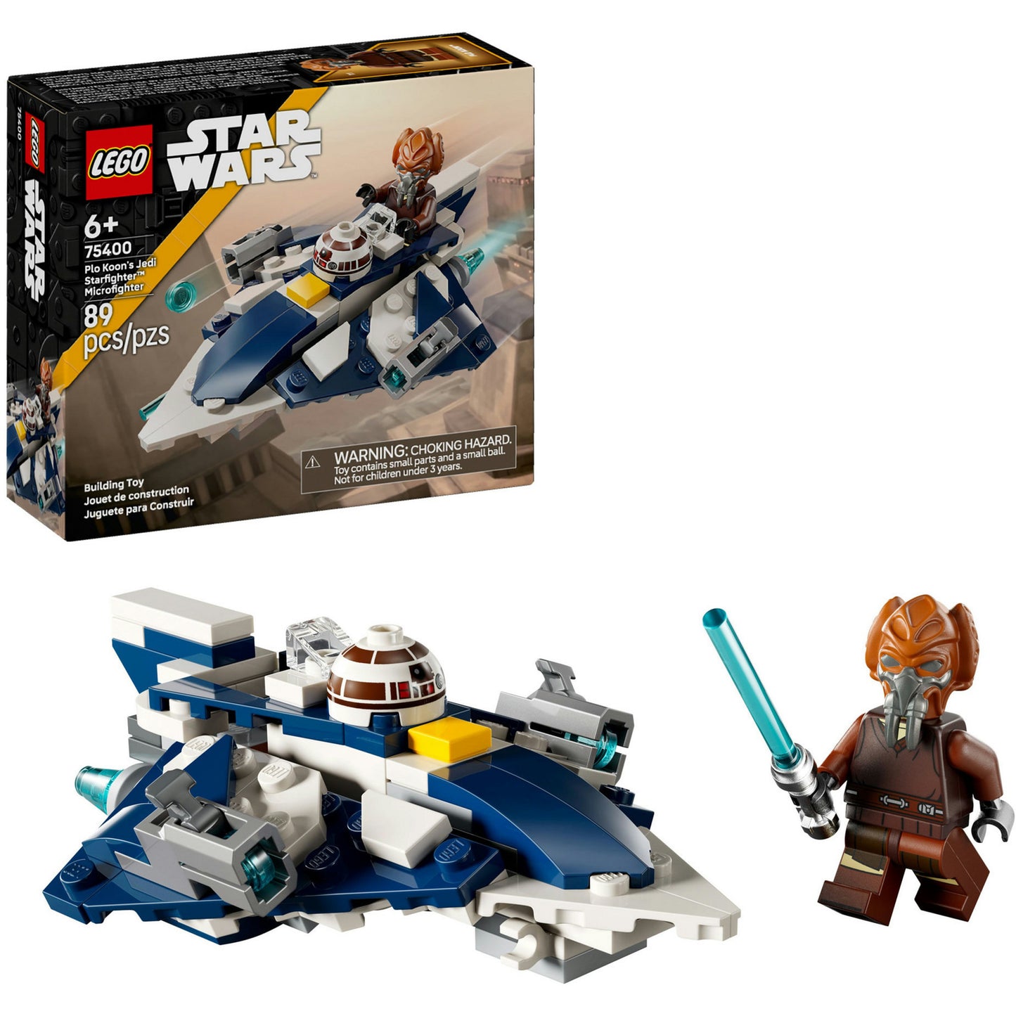 LEGO star wars 75400 plo koons jedi starfighter microfighter
