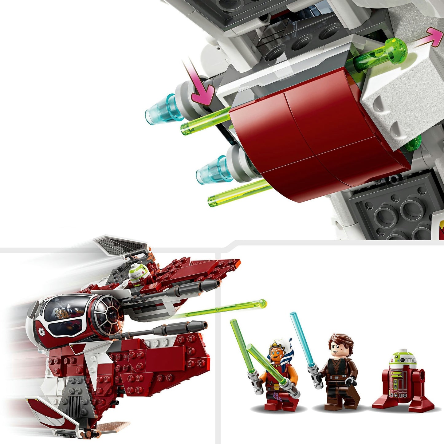 LEGO star wars 75401 ahsoka's jedi interceptor