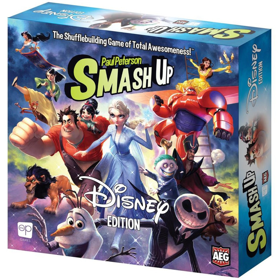 Disney European player network smash up: edition kaartspel (engels, 2 spelers, 30 - 45 minuten, vanaf 14 jaar)