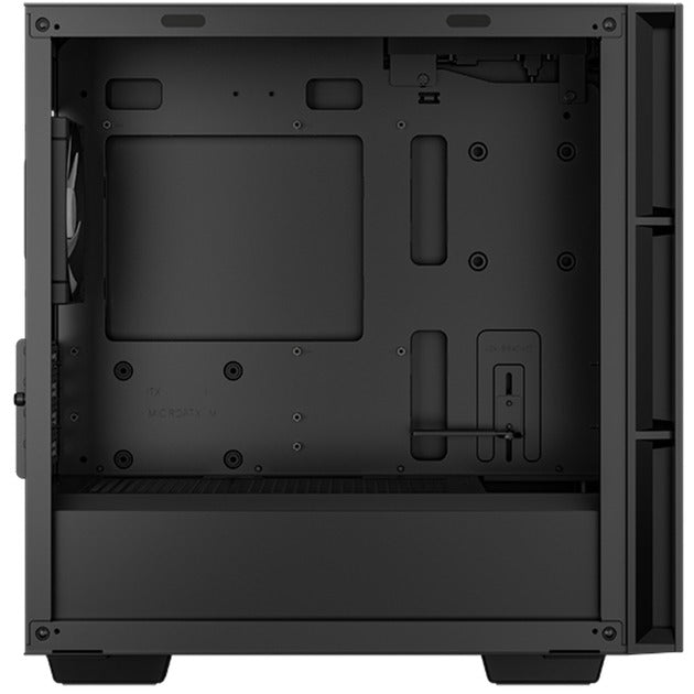 DeepCool ch360 mini tower behuizing (zwart | 1x usb-a | 1x usb-c | rgb | tempered glass)