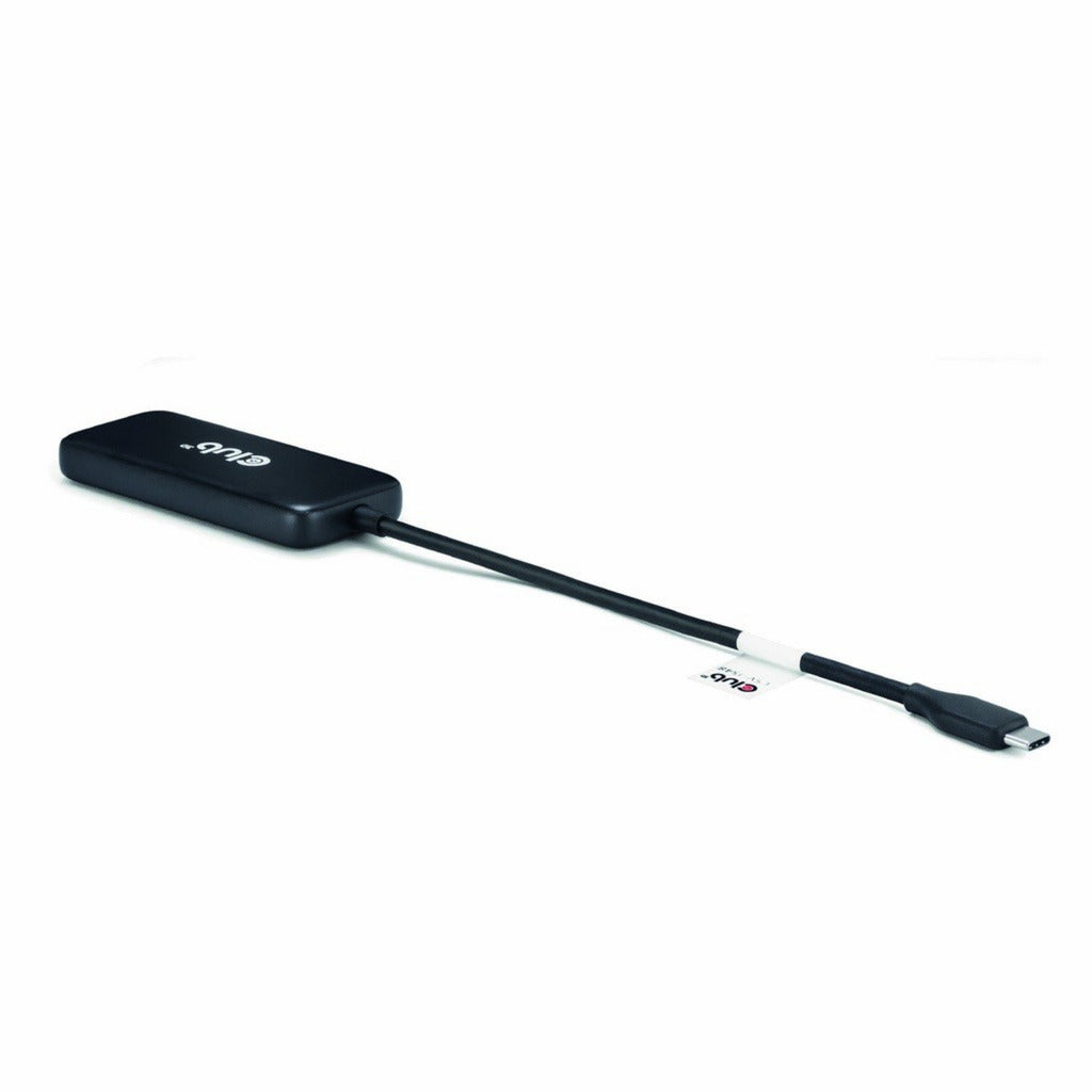 Club 3D usb-c 4-poorts 10g-datahub met pd3.0 usb-hub (zwart)