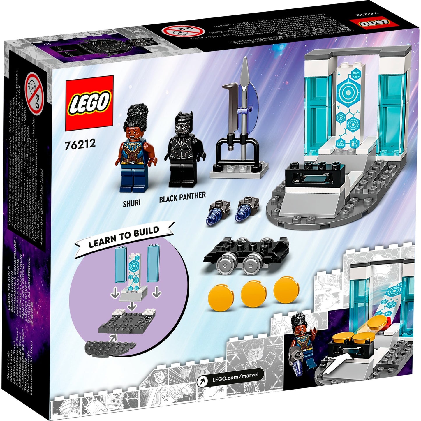 LEGO marvel - shuri’s lab constructiespeelgoed (76212)