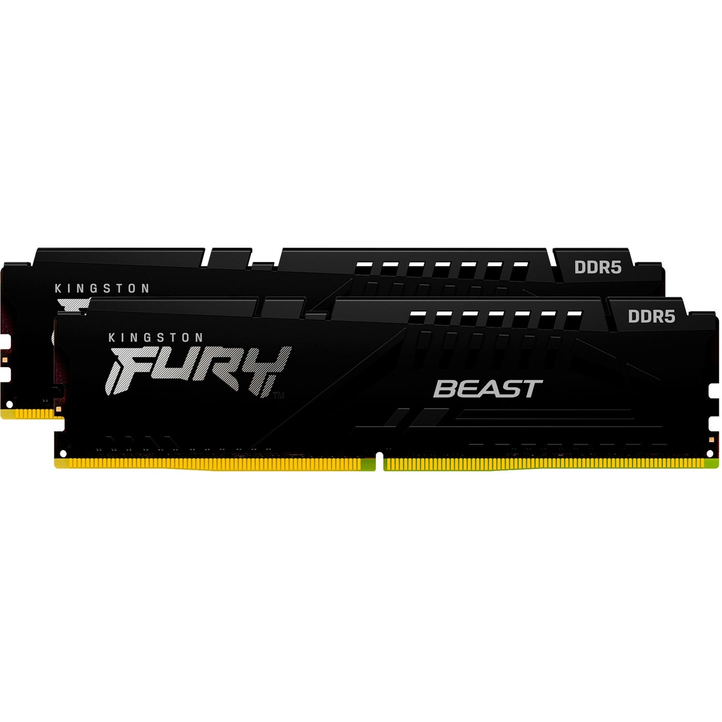 Kingston FURY beast 64 gb ddr5-6000 (2x 32 gb) werkgeheugen (zwart, kf560c30bbek2-64, xmp 3.0, expo 1.1)