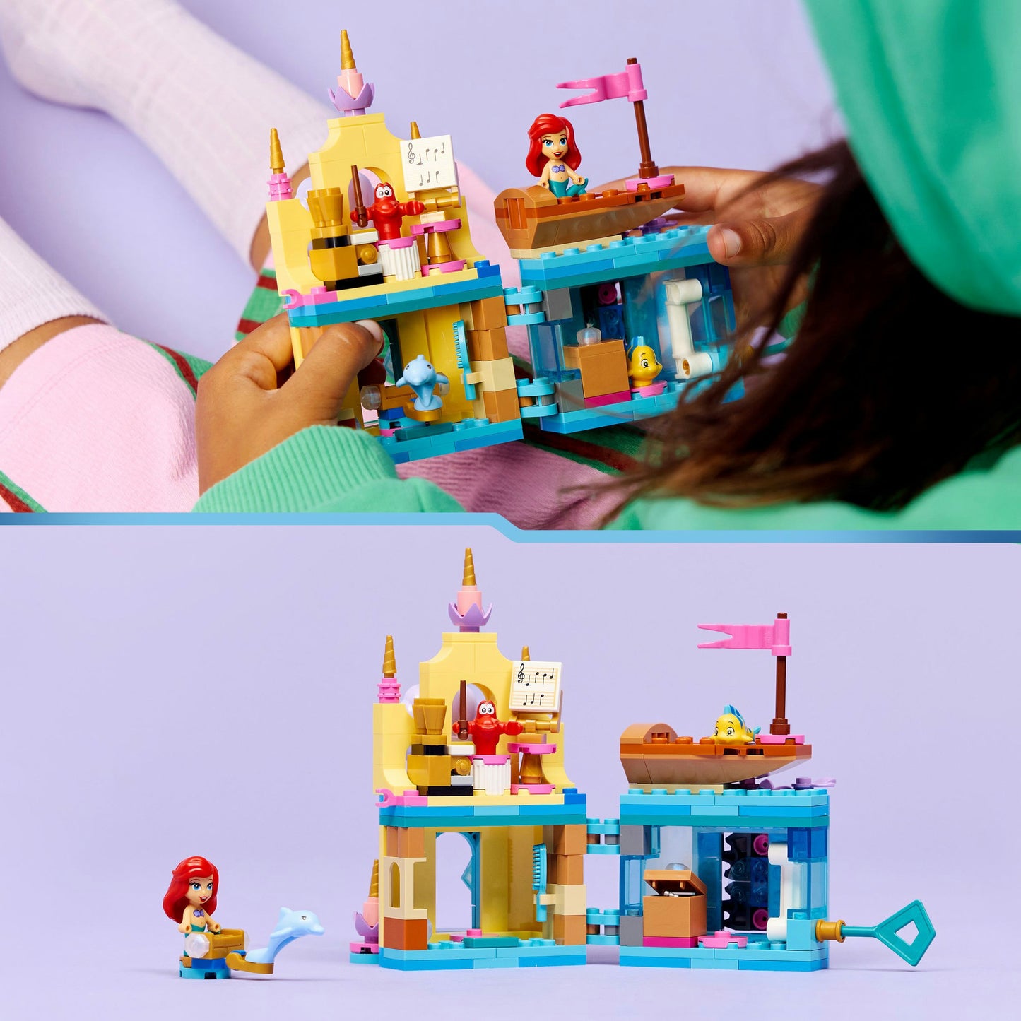 LEGO disney princess 43285 ariels magische minipaleis