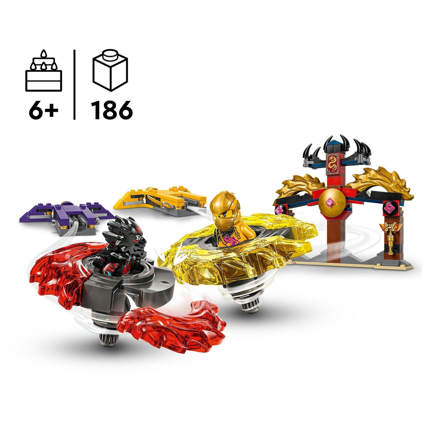 LEGO ninjago 71826 spinjitzu drakenstrijdpakket