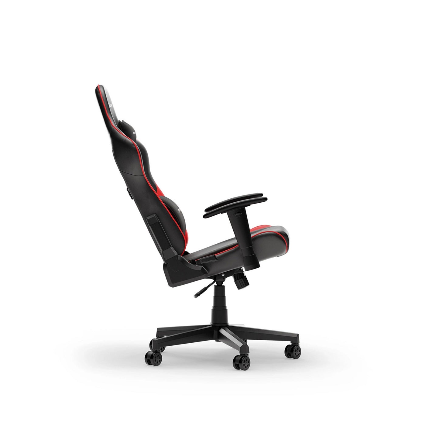 DXRacer prince l black red pvc leather gamestoel (zwart rood)