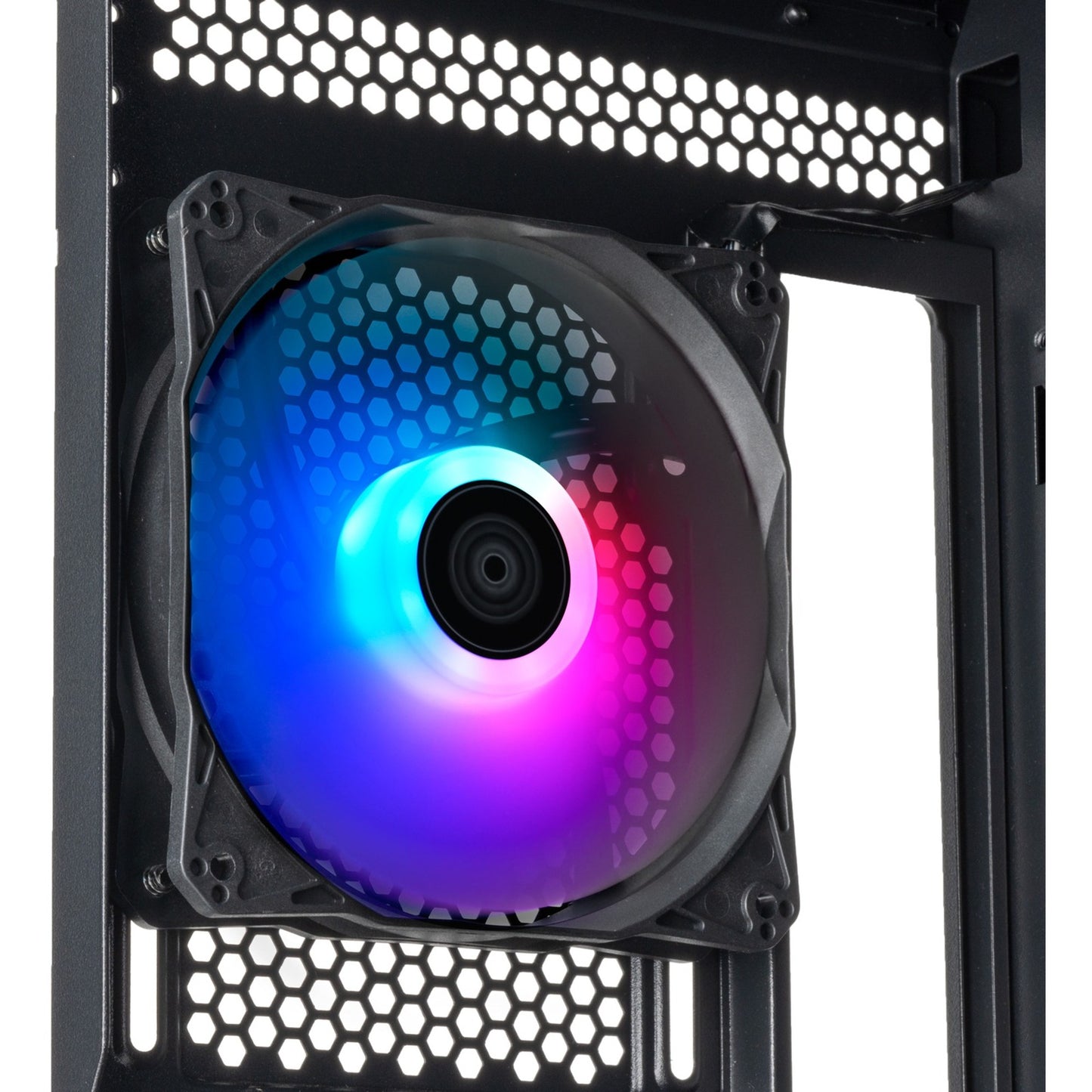 SilverStone fara 514x midi tower behuizing (zwart | 2x usb-a | 1x usb-c | rgb | tempered glass)