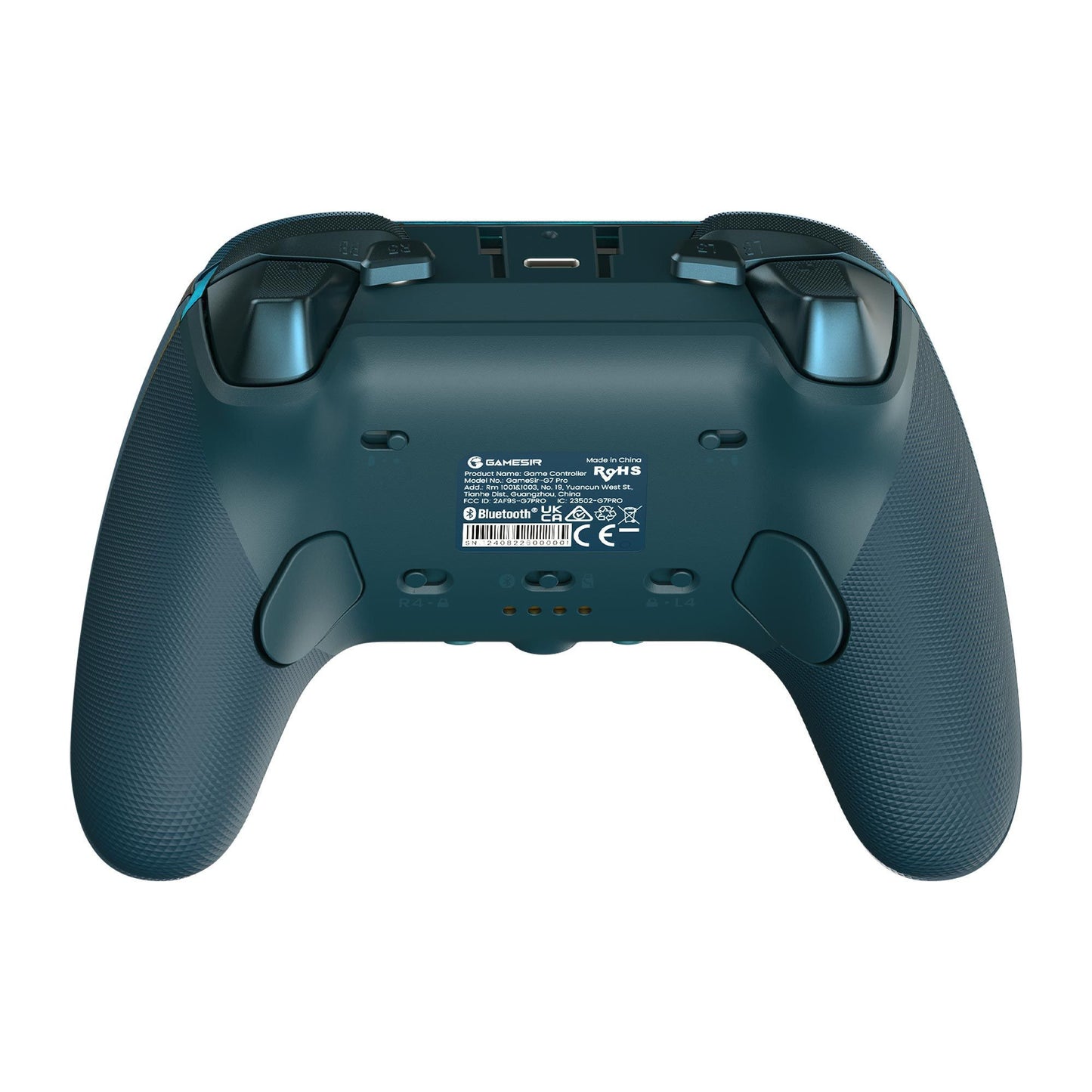 GameSir G7 Pro Tri-Mode - Wuchang Version (Wireless for Xbox) gamepad (Blauw goud, Xbox Series X|S, Xbox One, pc, Android, Steam)