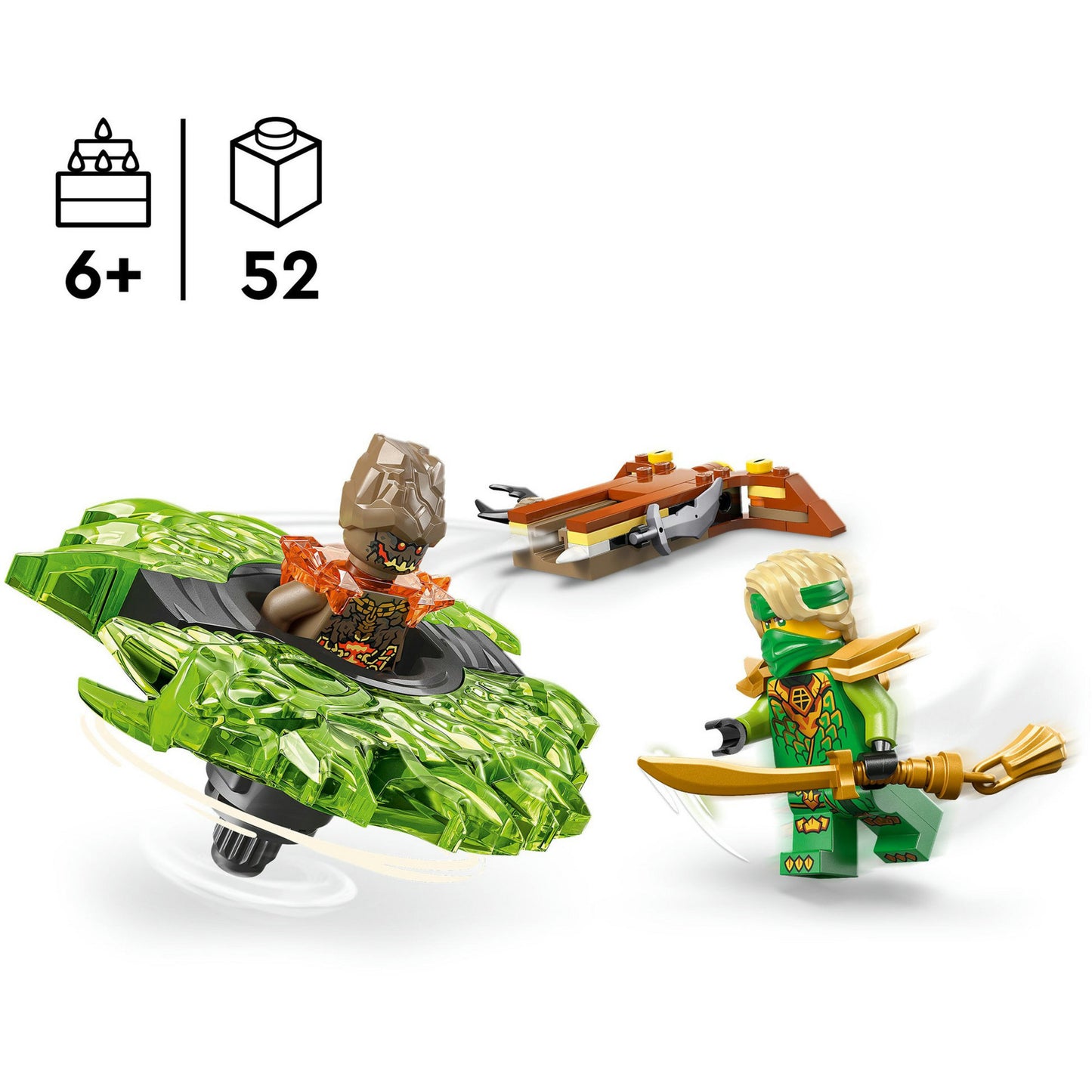 LEGO ninjago 71850 lloyd vs. elementaire monsterspinner