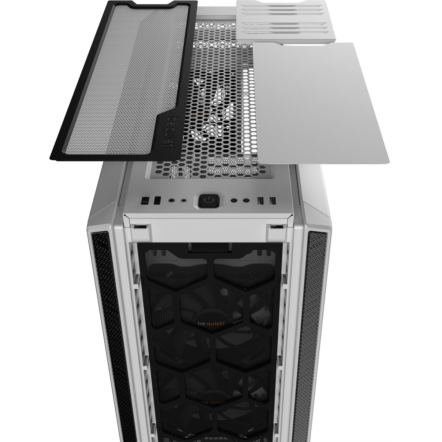 Be Quiet! silent base 802 midi tower behuizing (wit | 2x usb-a | 1x usb-c)