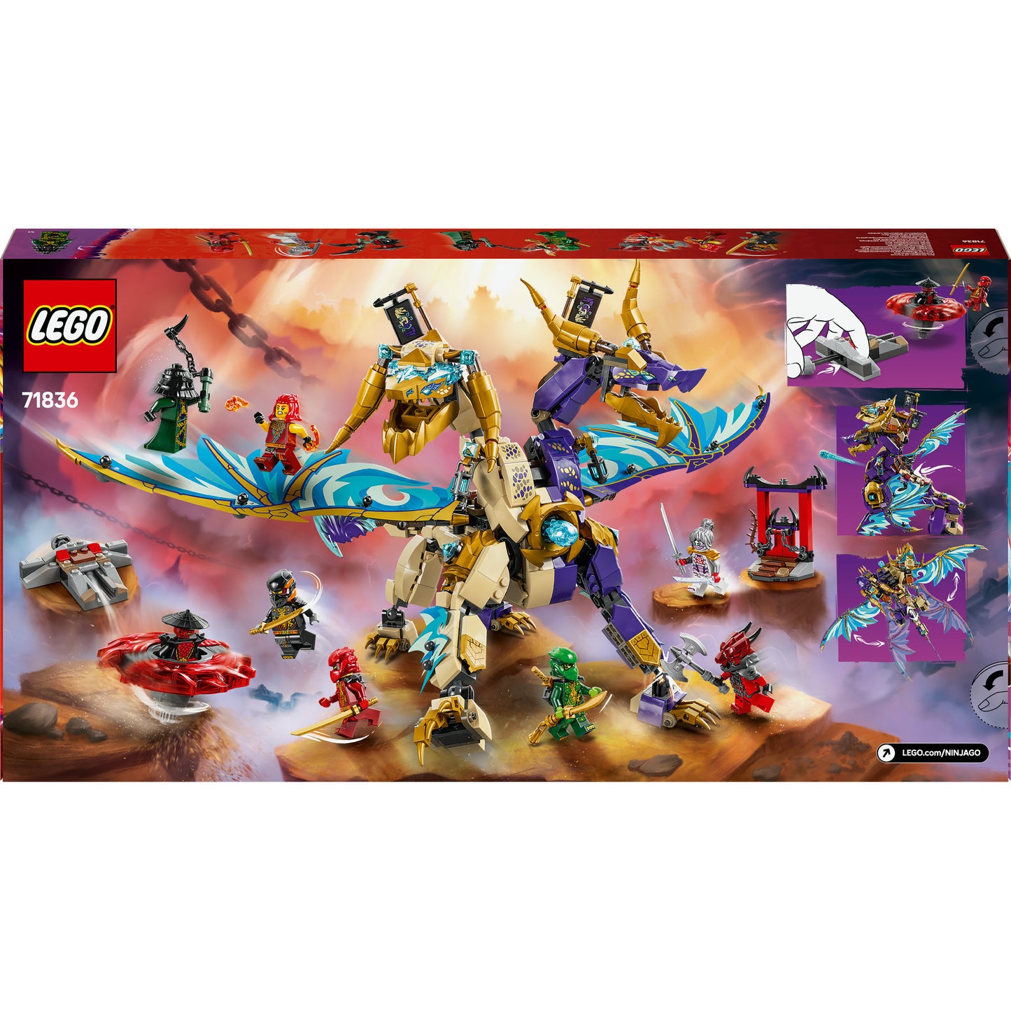 LEGO ninjago 71836 boogdraak van concentratie